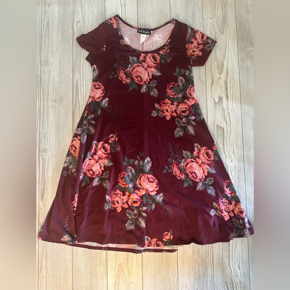 French Atmosphere floral dress size M